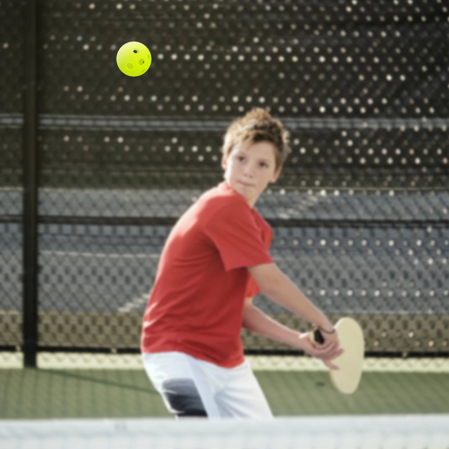 Indoor Pickleball Balls Paddle Ball 26 Holes Pickleball Sport Training Practice Plastic Pickleball Airflow Hollow Balls