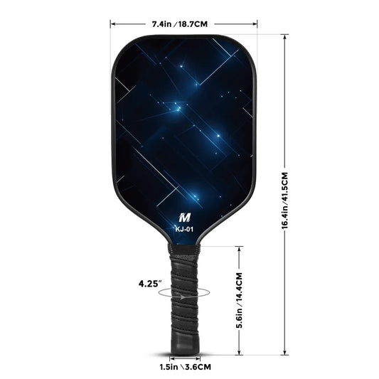 Carbon Fiber T700 Fabric Texture Pickleball Paddle, 13mm Pickleball With Roughness And High Friction, USA Pickleball Appr