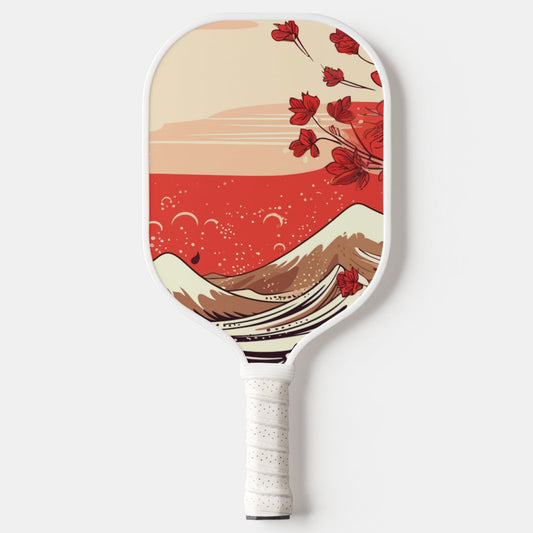 Sunset Glow Pickleball Paddle-0